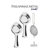 Takaz Global 3 lü Set Metal Çay Süzgeci Cabrera Design